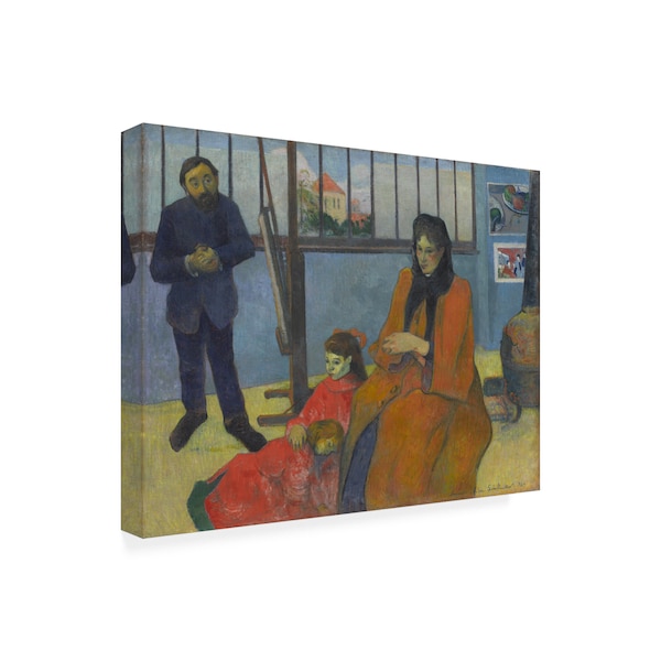 Gauguin 'Schuffeneckers Studio' Canvas Art,35x47